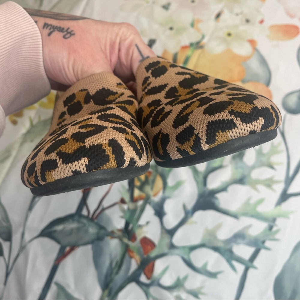 Steve Madden Sabin leopard print knit flats - Picture 4 of 6